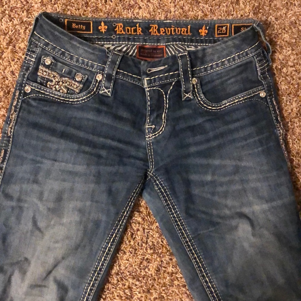 Rock Revival skinny jeans size 26 - Picture 2 of 3